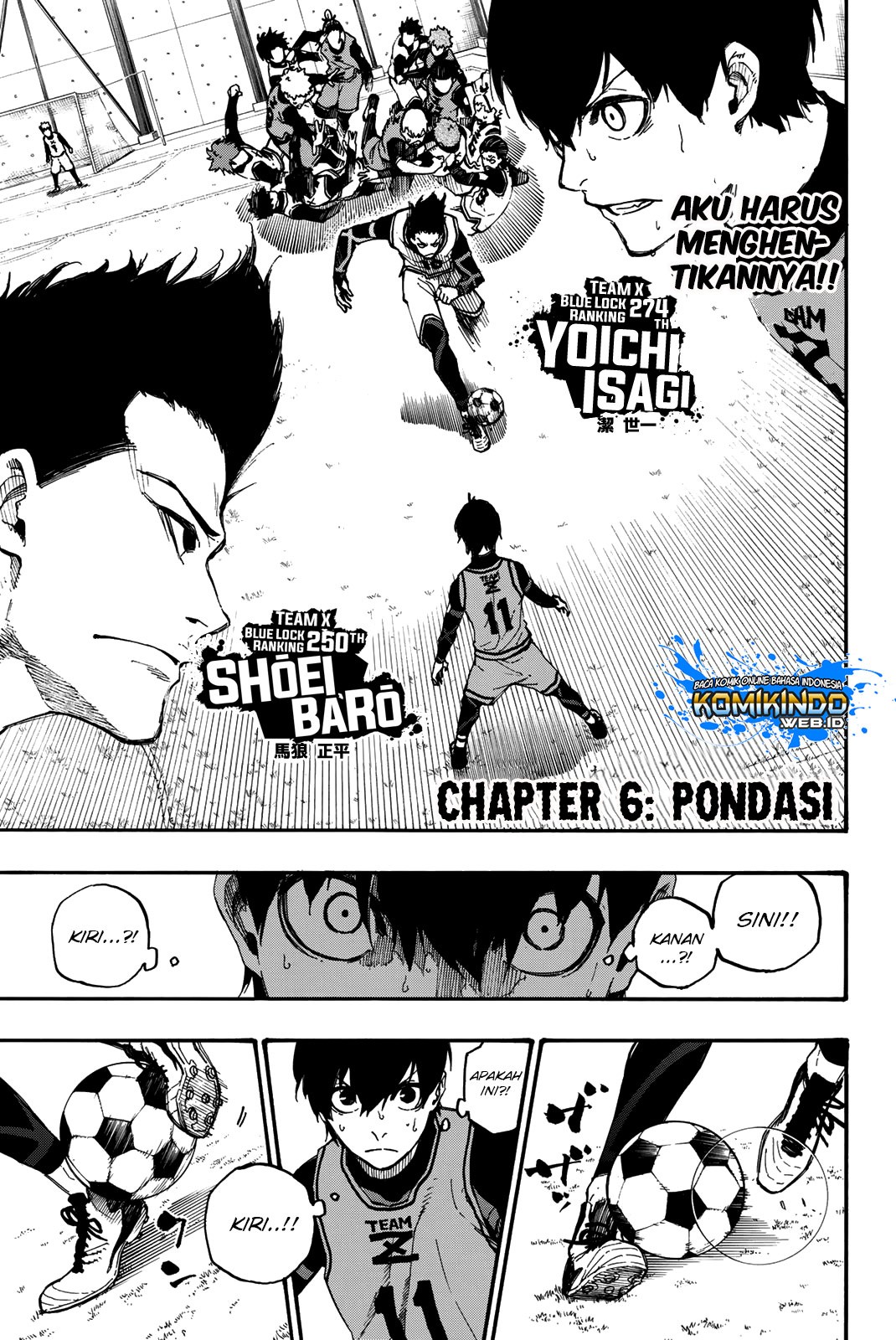 Blue Lock Chapter 6 - halaman 2