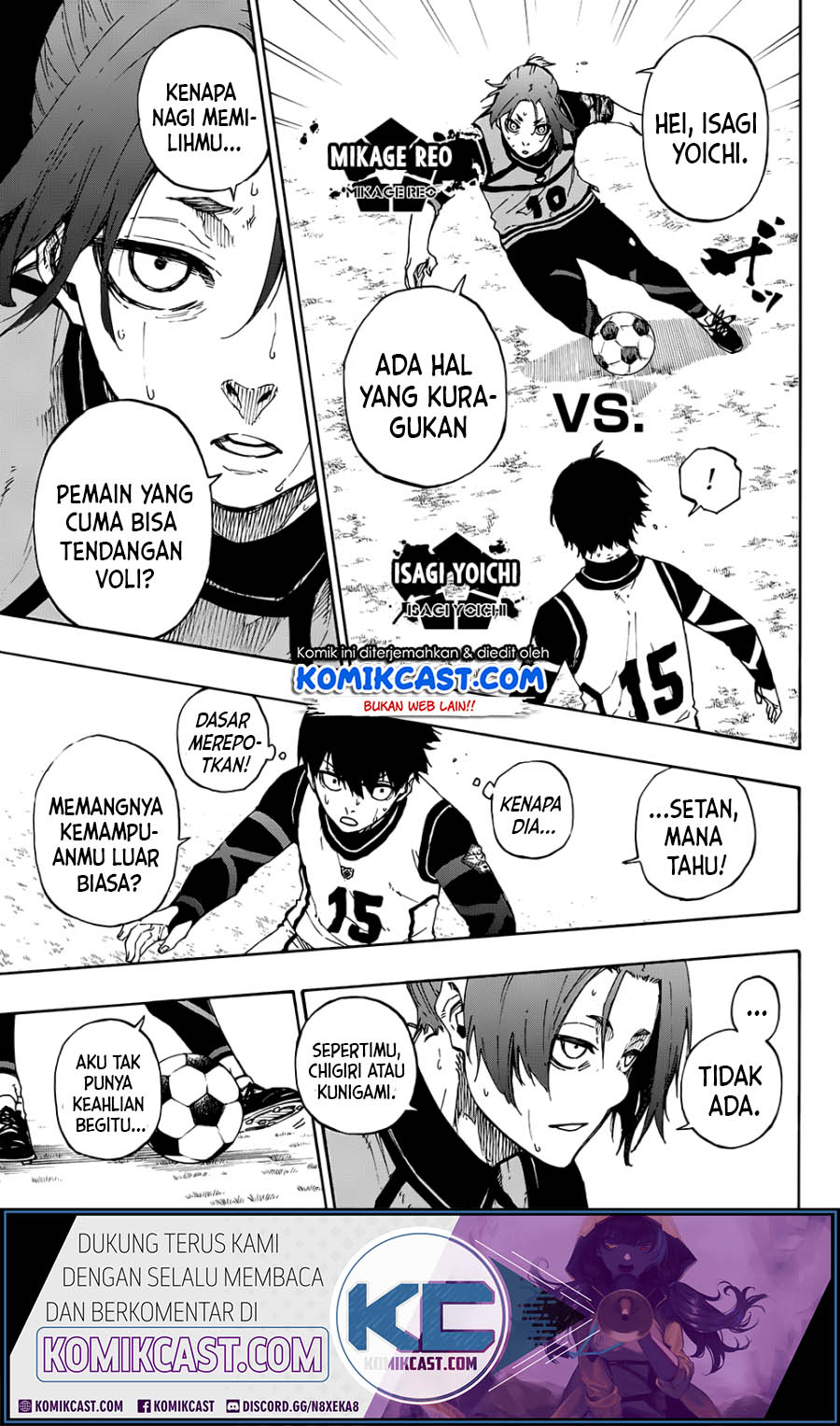 Blue Lock Chapter 61 - halaman 9