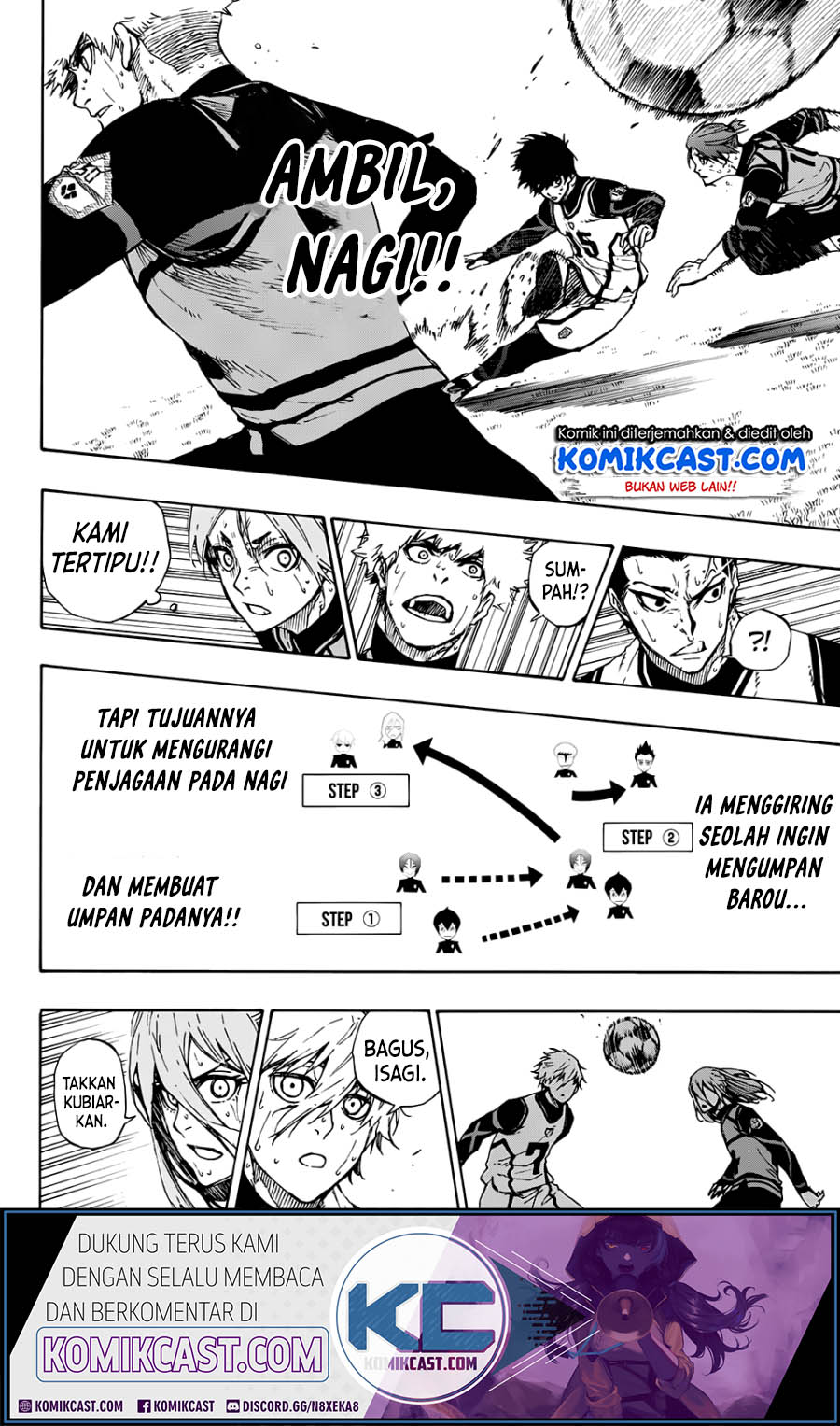 Blue Lock Chapter 62 - halaman 8