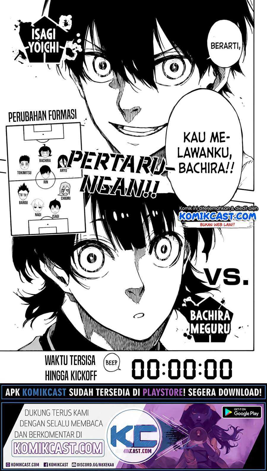 Blue Lock Chapter 72 - halaman 18