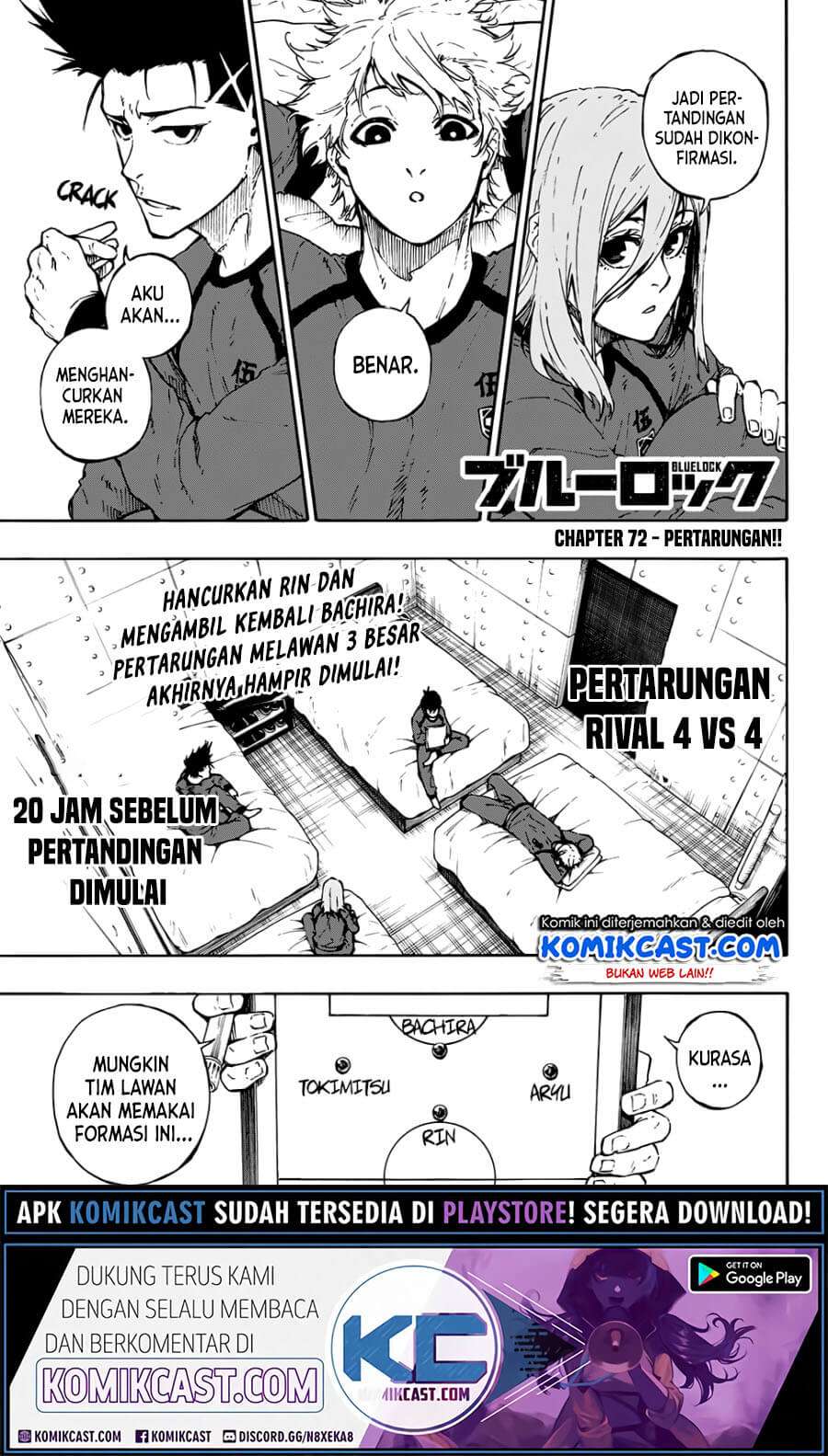 Blue Lock Chapter 72 - halaman 2