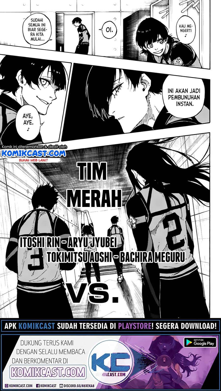 Blue Lock Chapter 72 - halaman 6