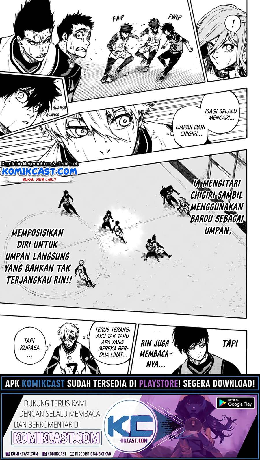 Blue Lock Chapter 76 - halaman 8