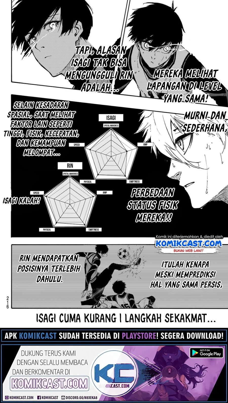 Blue Lock Chapter 76 - halaman 9