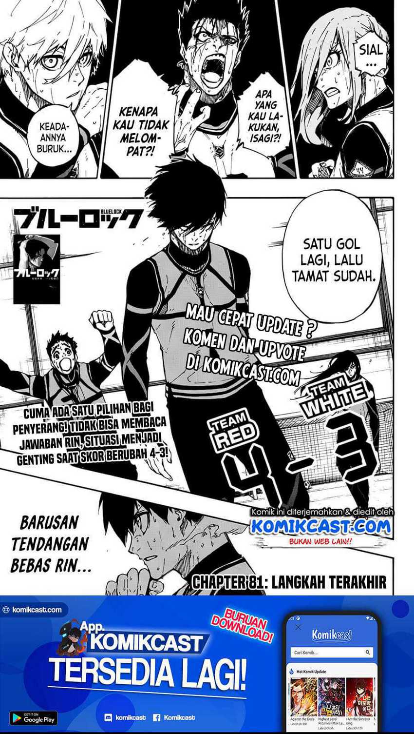 Blue Lock Chapter 81 - halaman 2