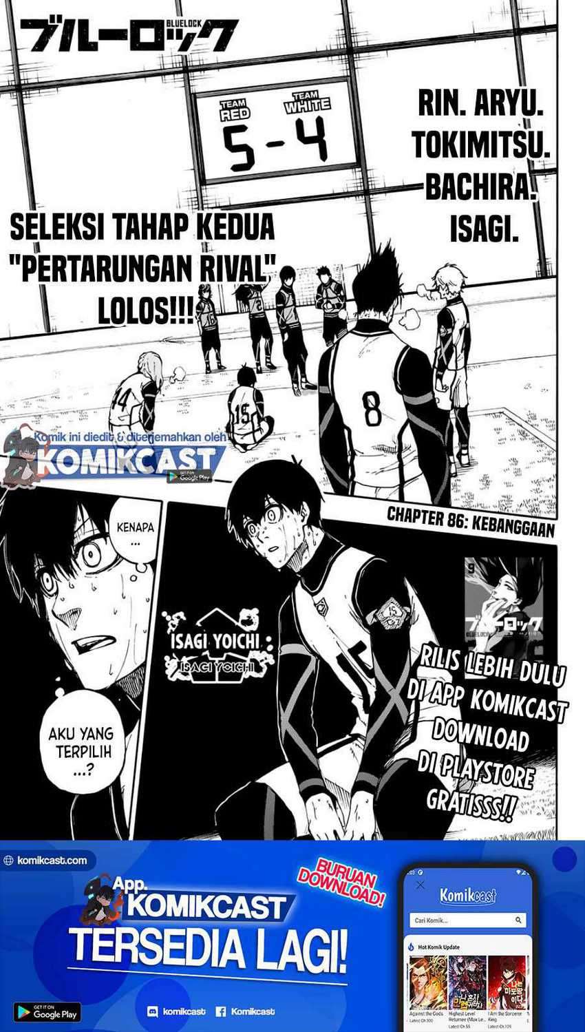 Blue Lock Chapter 86 - halaman 2