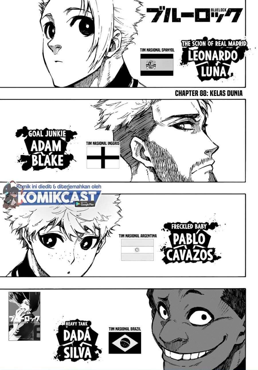 Blue Lock Chapter 88 - halaman 1