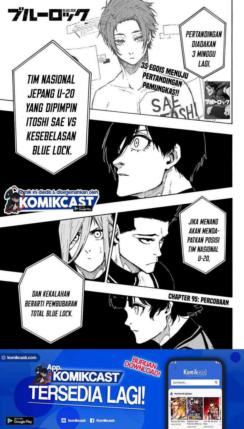 Blue Lock Chapter 95 - halaman 2