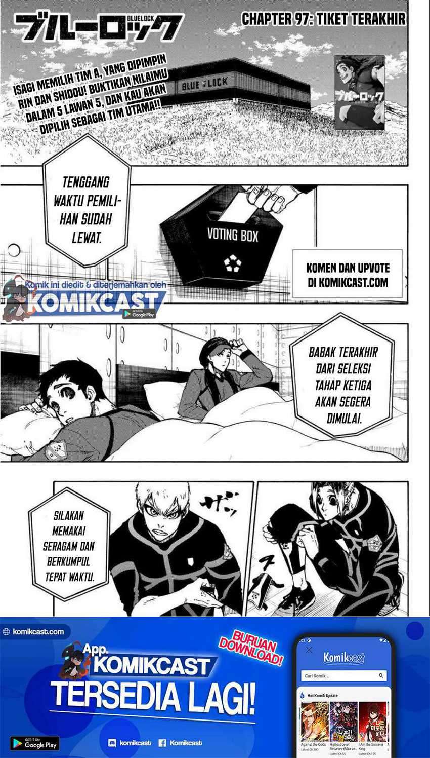 Blue Lock Chapter 97 - halaman 2