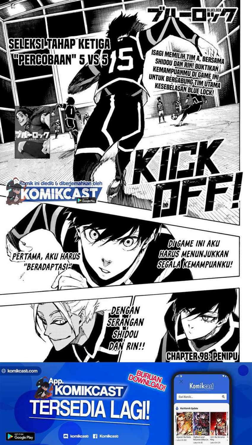 Blue Lock Chapter 98 - halaman 2