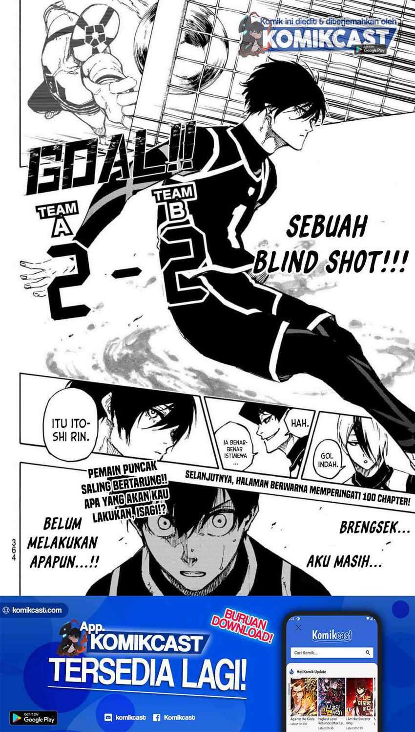 Blue Lock Chapter 99 - halaman 19