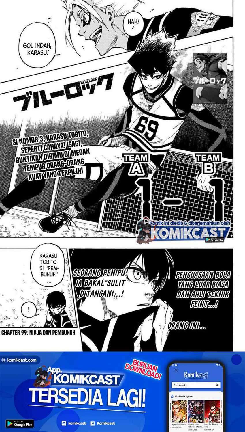 Blue Lock Chapter 99 - halaman 2
