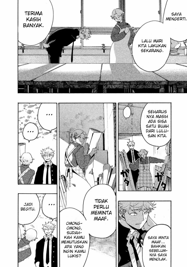 Blue Period Chapter 10 - halaman 18