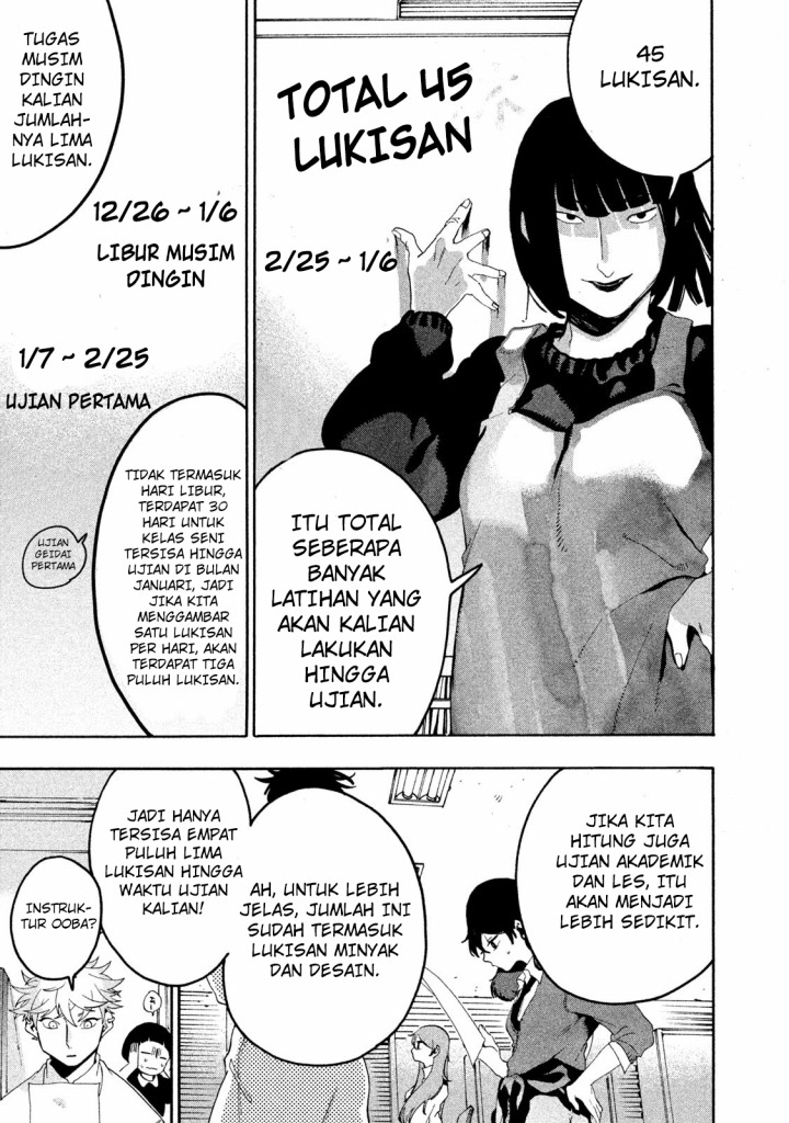 Blue Period Chapter 12 - halaman 14