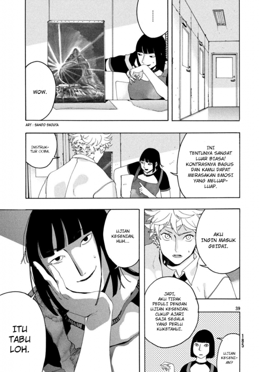 Blue Period Chapter 8 - halaman 39