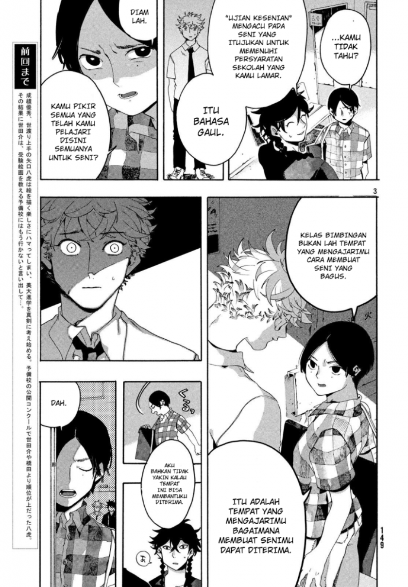 Blue Period Chapter 8 - halaman 4