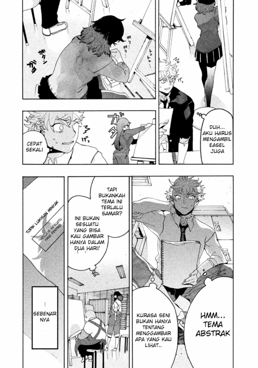 Blue Period Chapter 9 - halaman 18