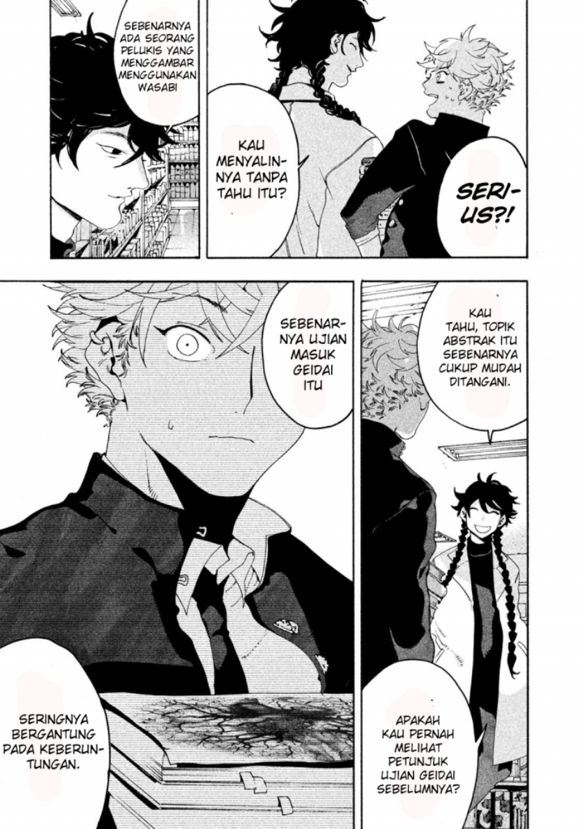Blue Period Chapter 9 - halaman 32