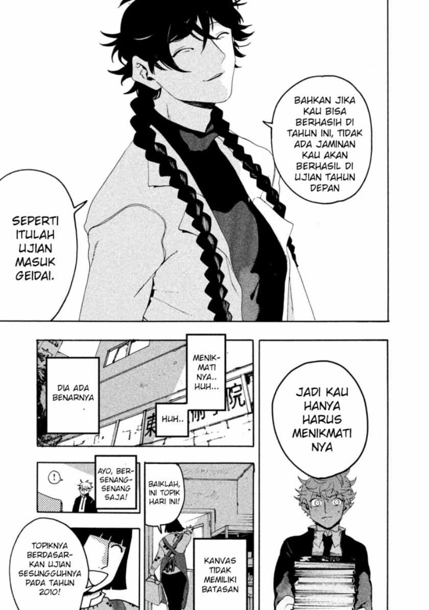 Blue Period Chapter 9 - halaman 34
