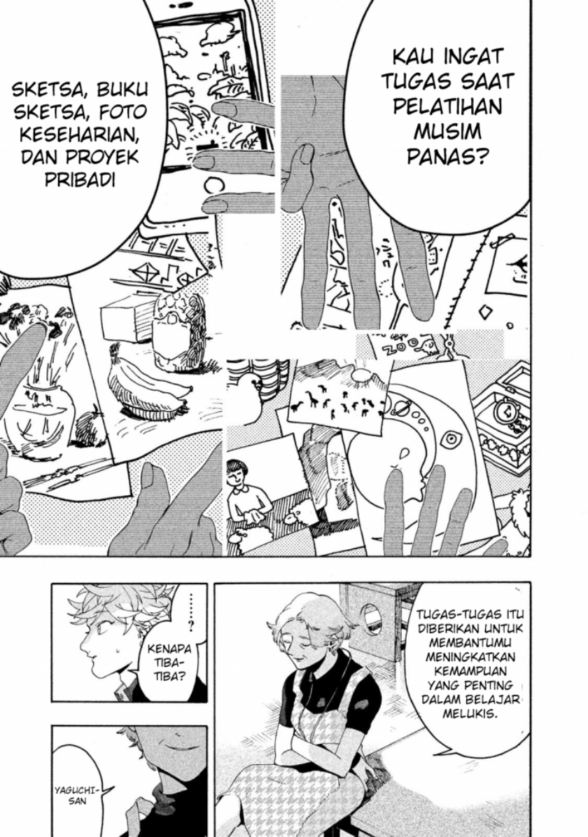 Blue Period Chapter 9 - halaman 44