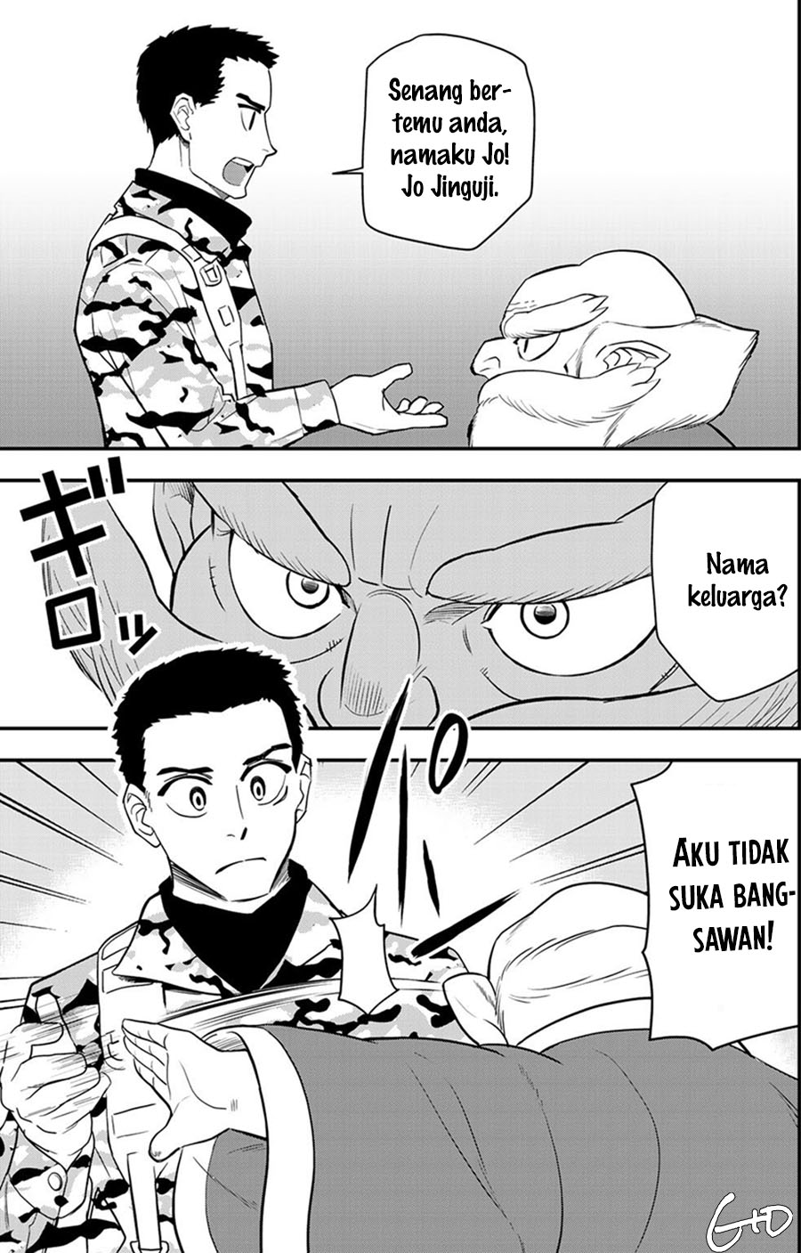 Bocchi Jieikan no Isekai Funsenki Chapter 4 - halaman 1