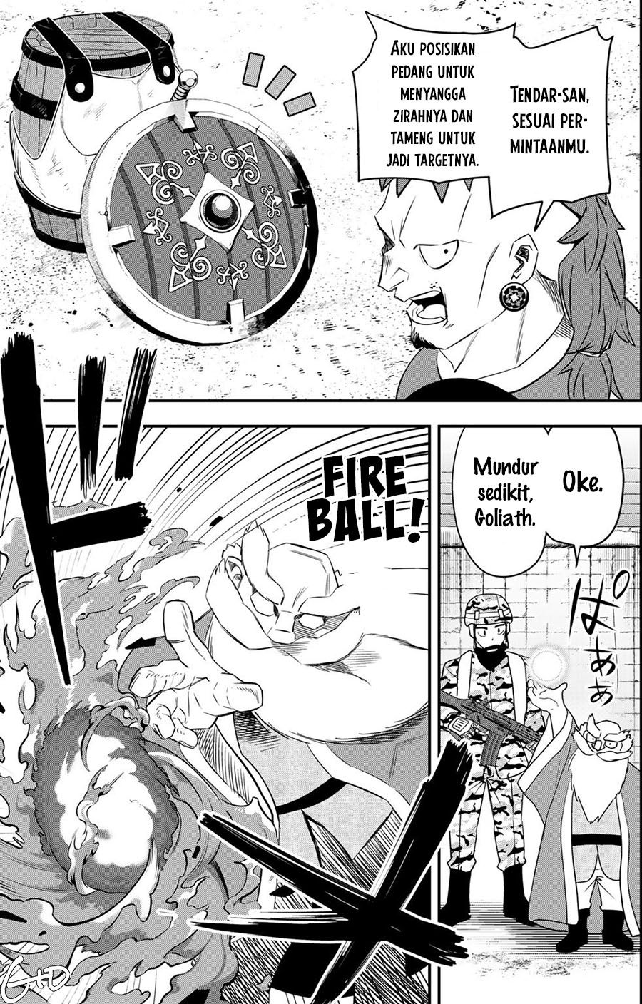 Bocchi Jieikan no Isekai Funsenki Chapter 4 - halaman 21