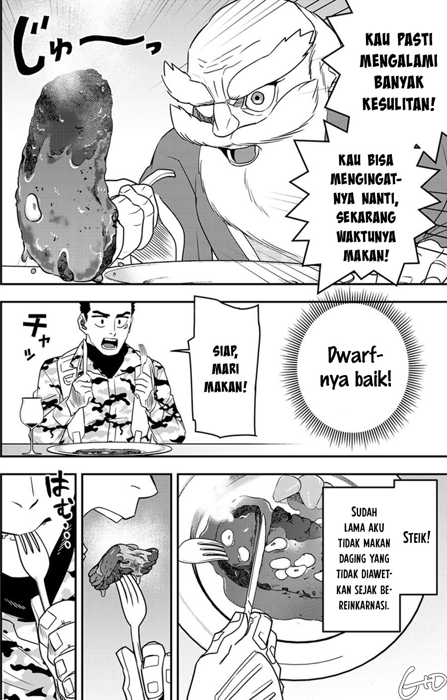 Bocchi Jieikan no Isekai Funsenki Chapter 4 - halaman 6