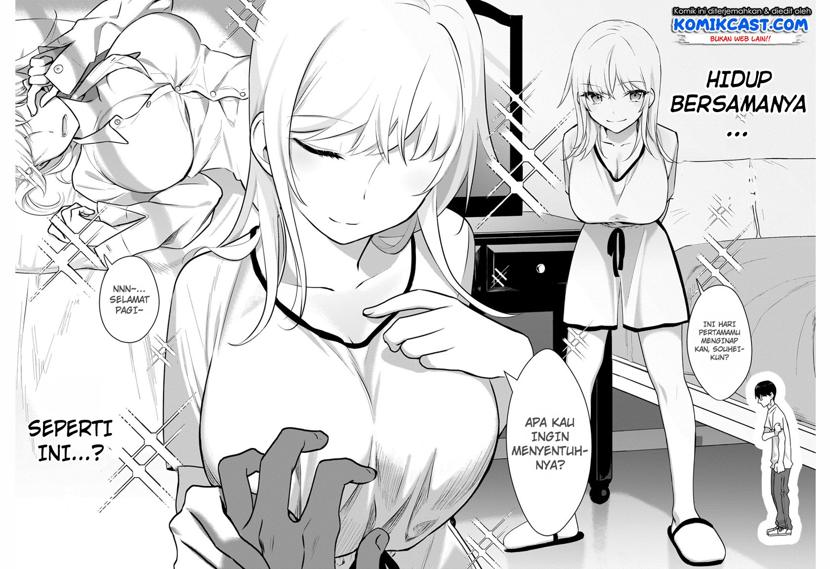 Bocchi no Boku ni Kyousei Kanojo ga Yattekita Chapter 1.2 - halaman 9