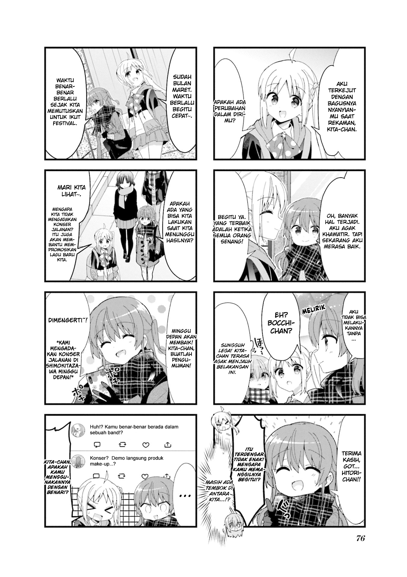 Bocchi the Rock! Chapter 34 - halaman 3