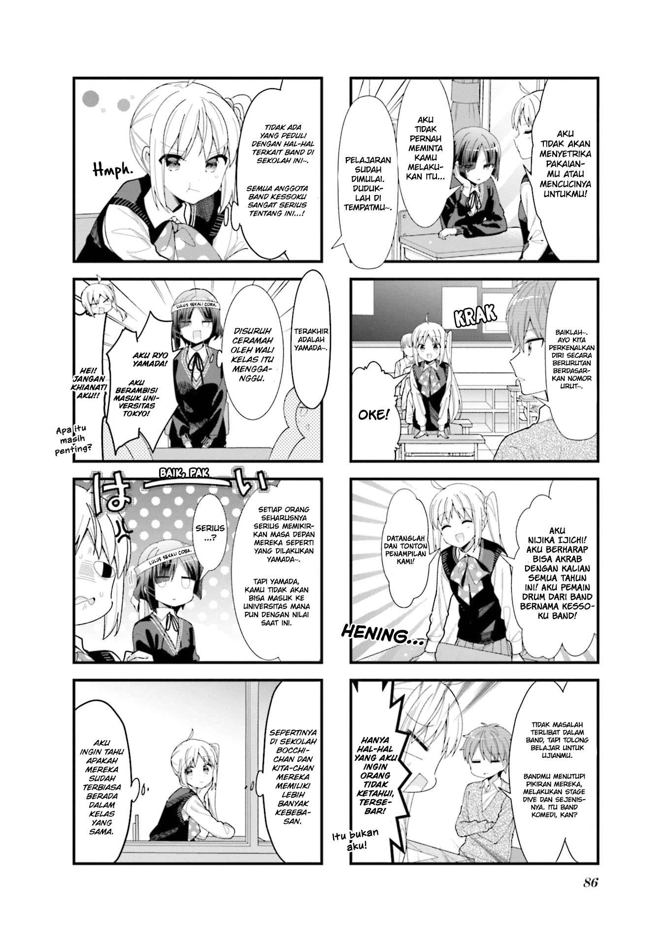 Bocchi the Rock! Chapter 35 - halaman 3