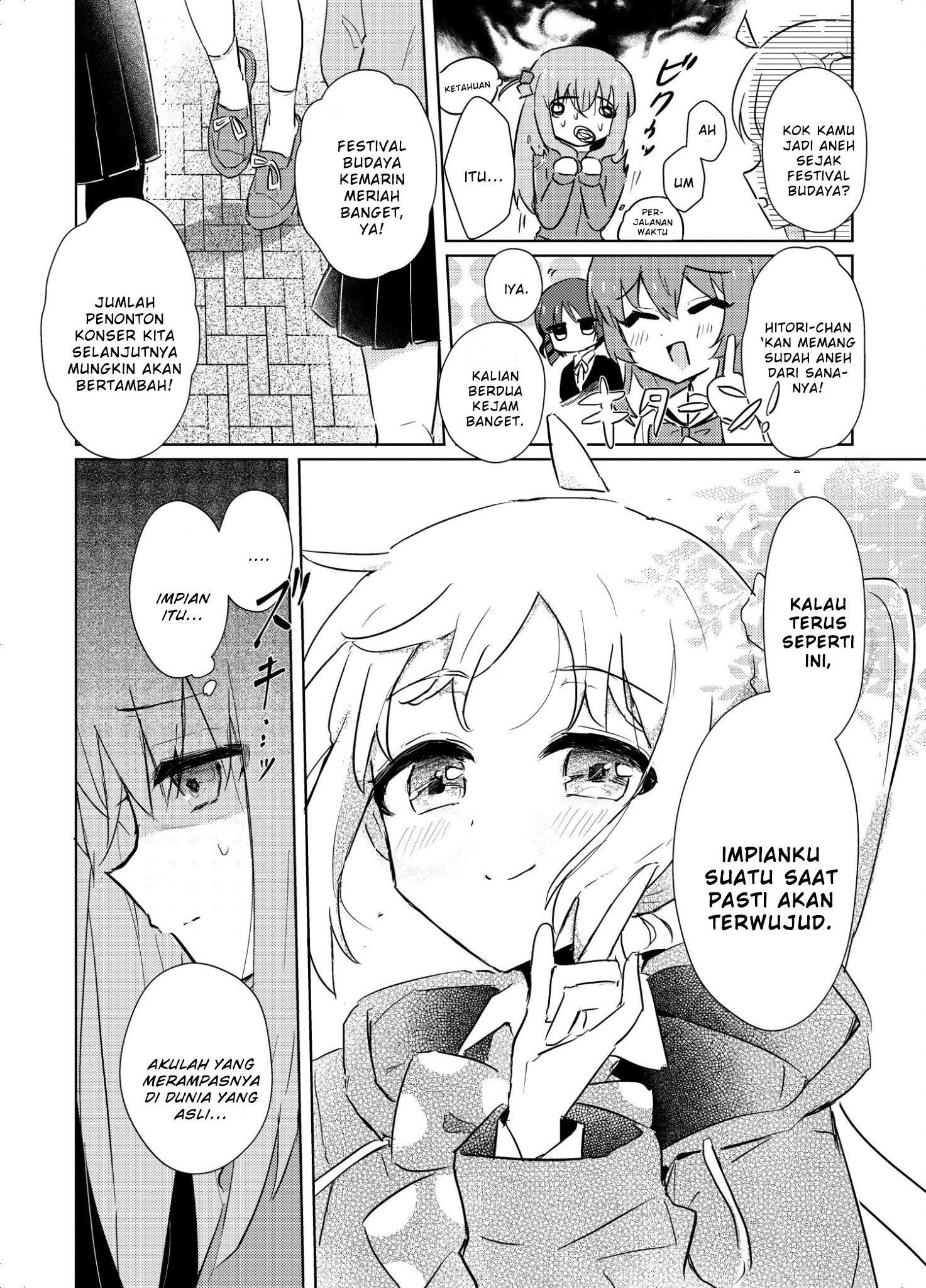 Bocchi the Rock! - I Can No Longer Hear The Railway Crossing (Doujinshi) Chapter 0 - halaman 10