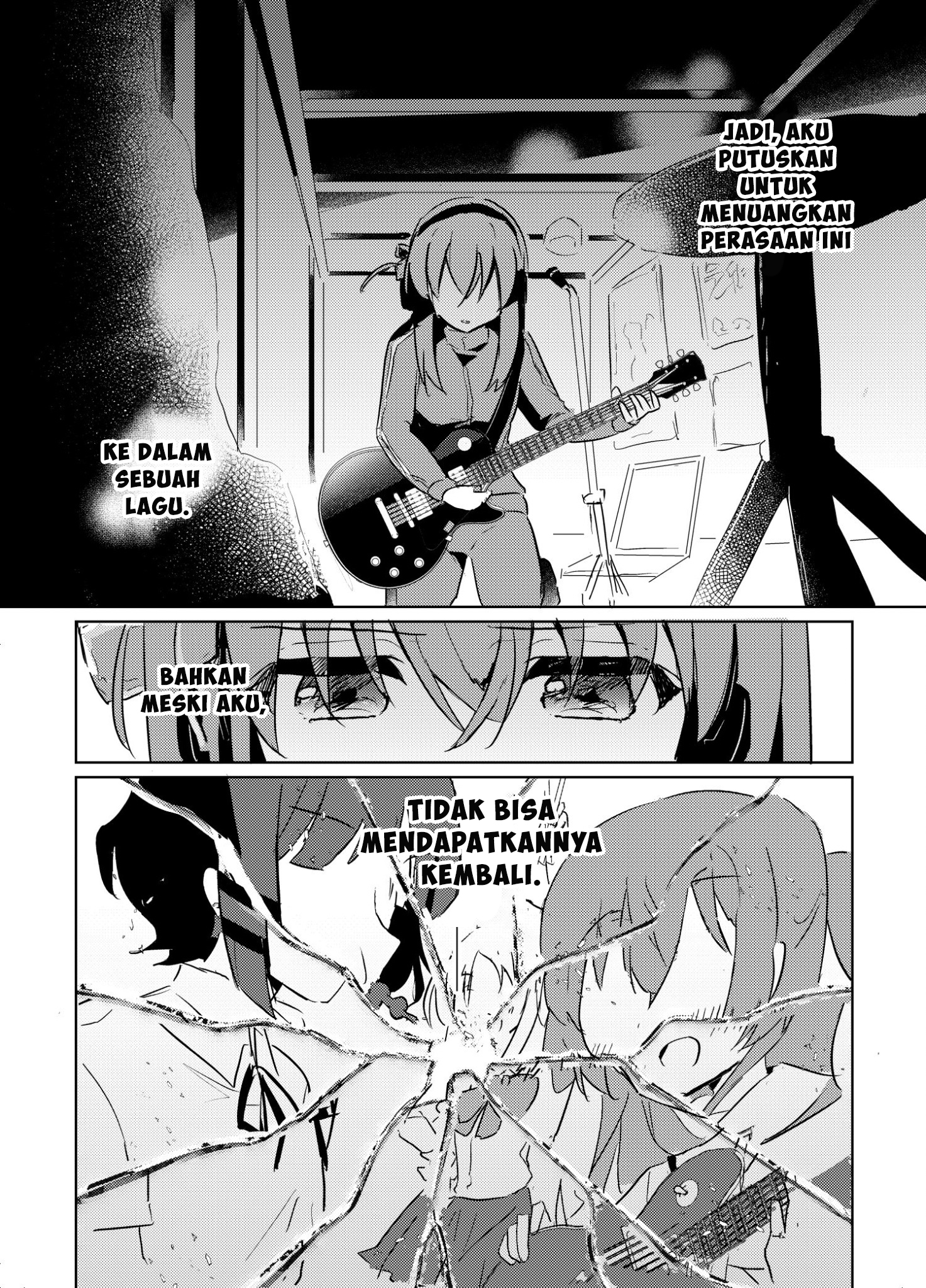 Bocchi the Rock! - I Can No Longer Hear The Railway Crossing (Doujinshi) Chapter 0 - halaman 17