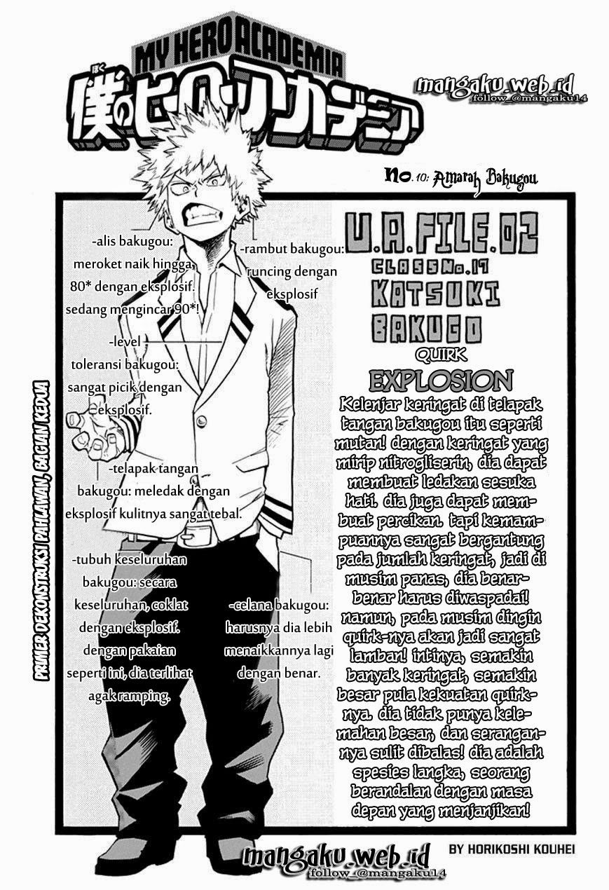 Boku no Hero Academia Chapter 10 - halaman 2