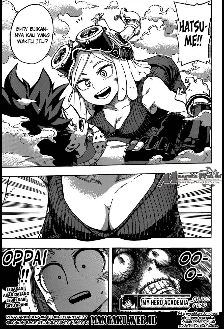 Boku no Hero Academia Chapter 100 - halaman 20