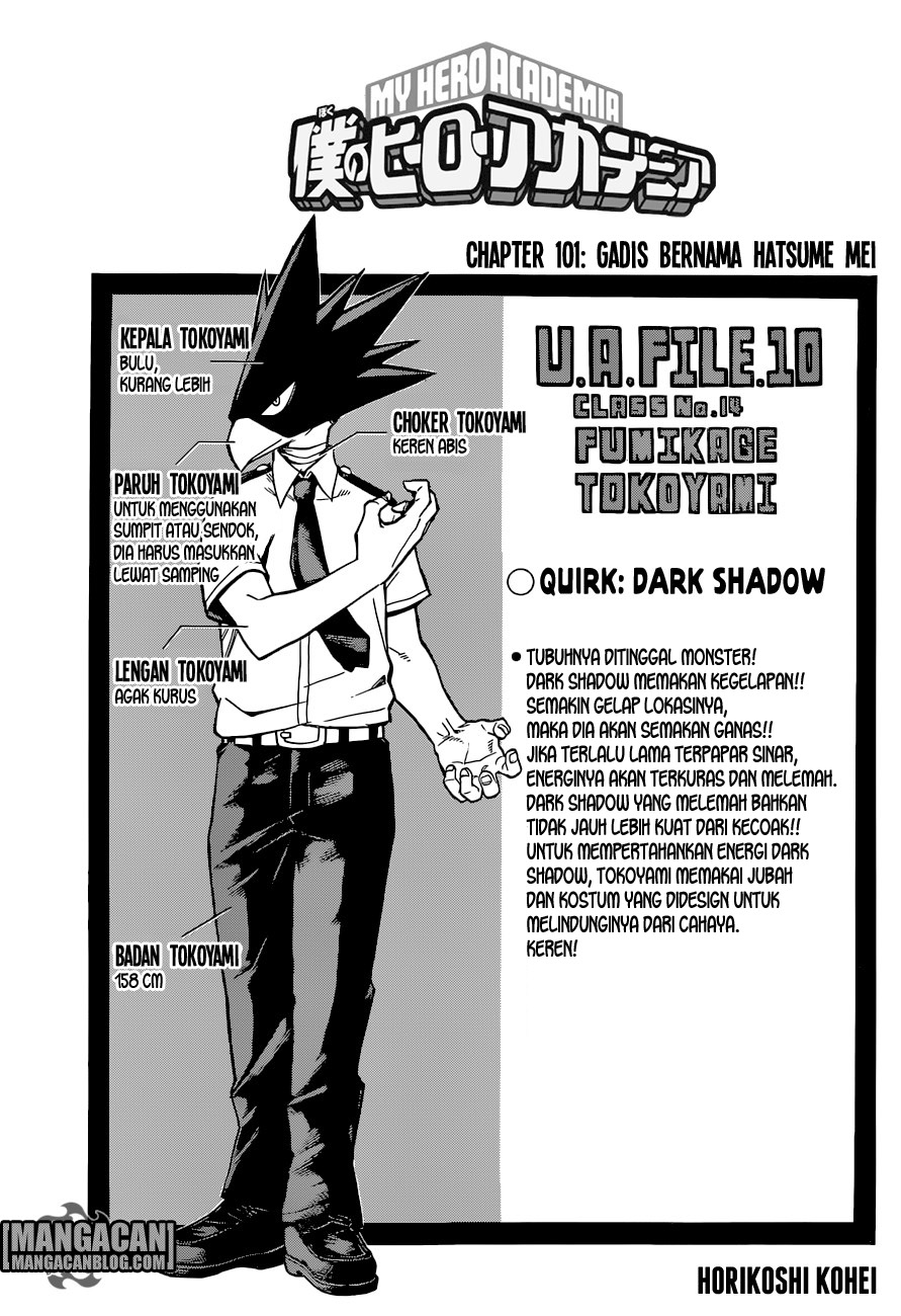 Boku no Hero Academia Chapter 101 - halaman 1