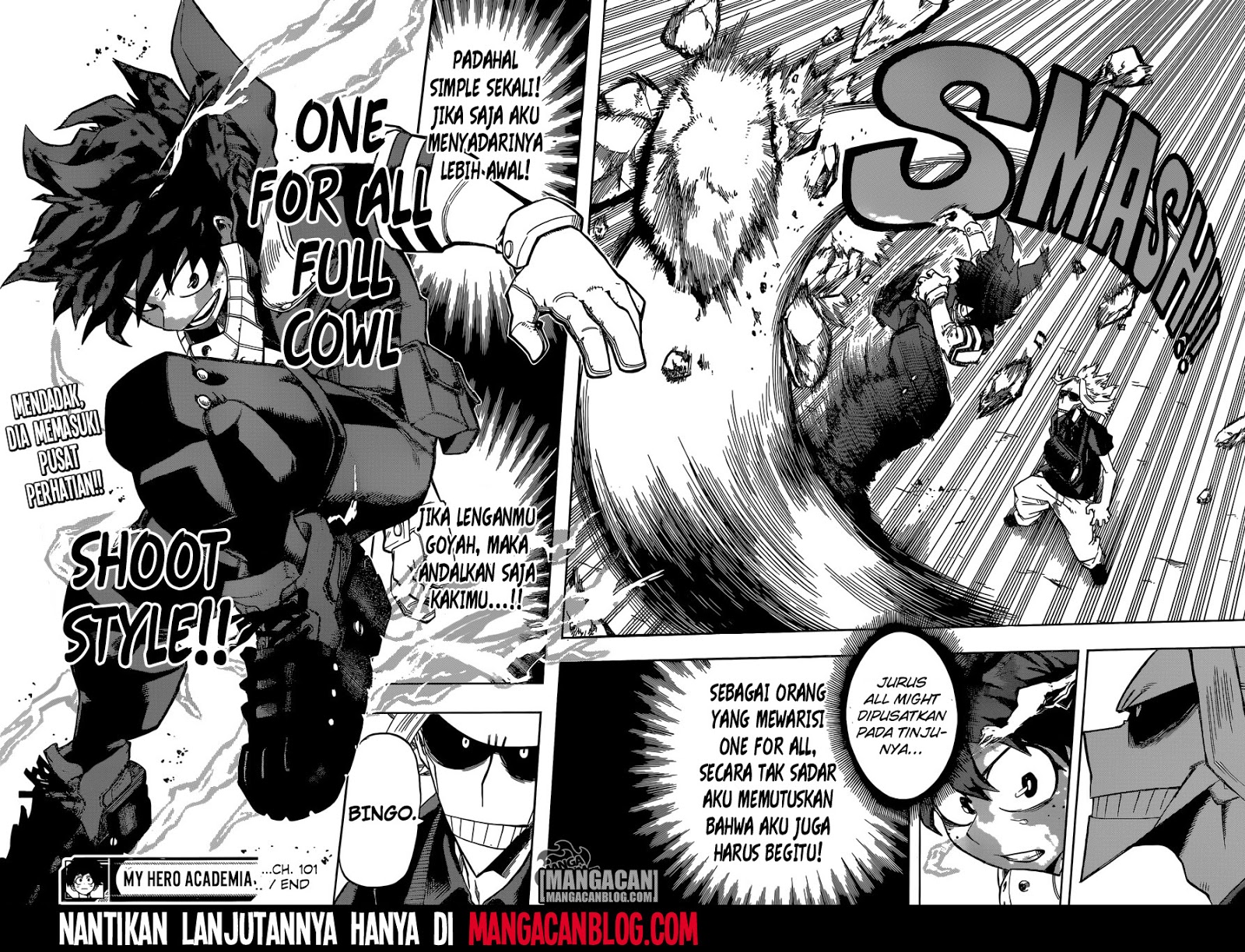 Boku no Hero Academia Chapter 101 - halaman 19