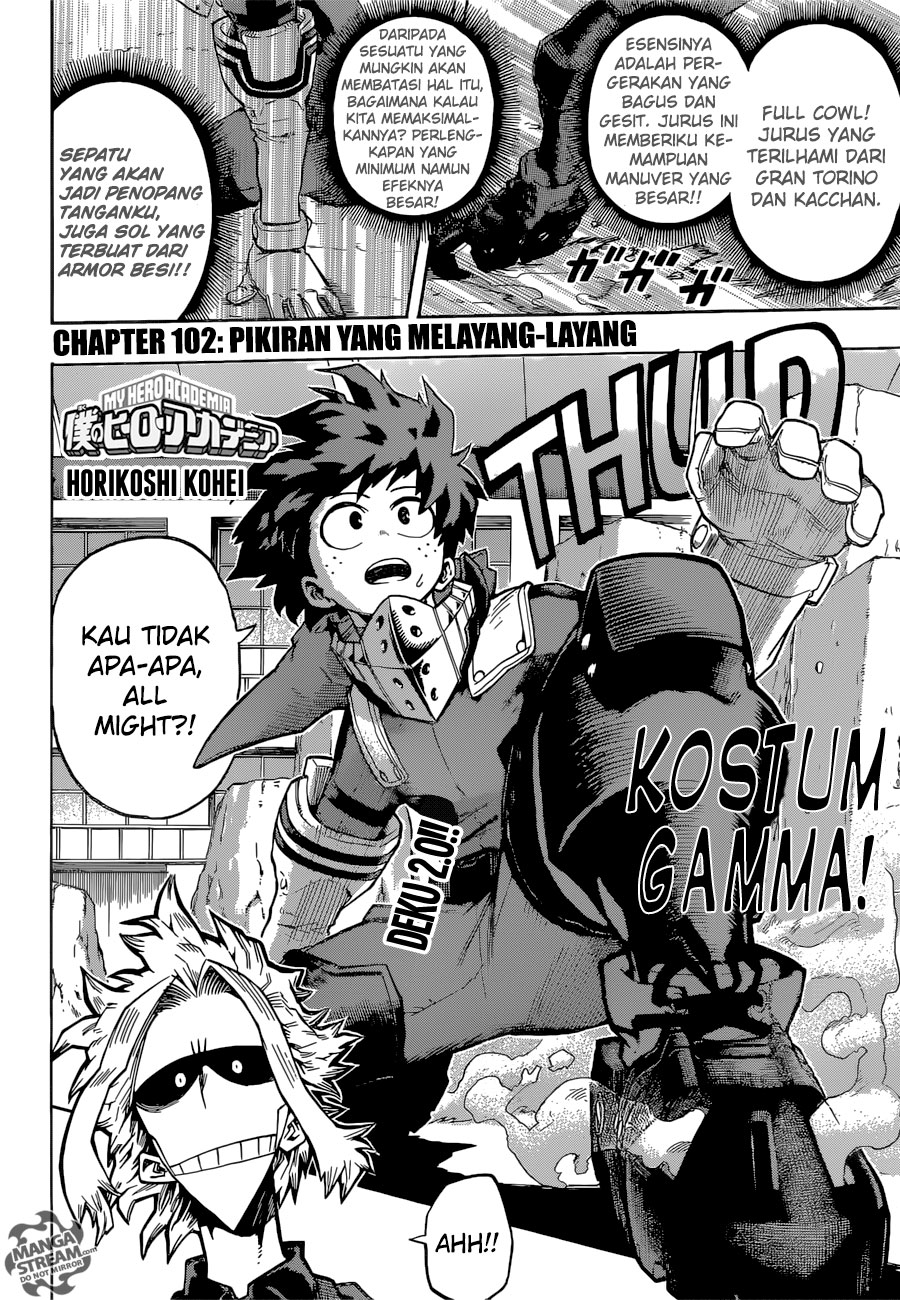 Boku no Hero Academia Chapter 102 - halaman 4