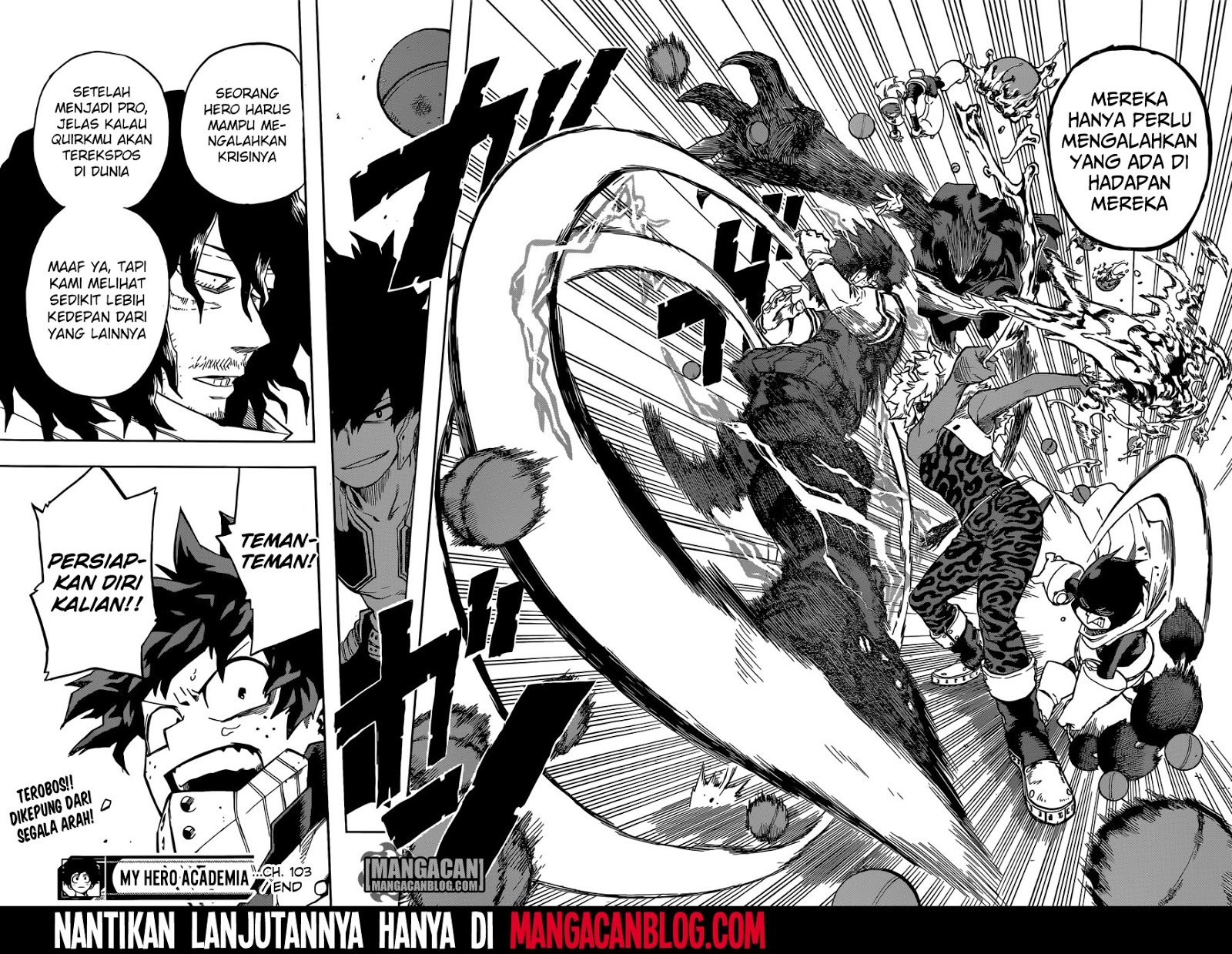 Boku no Hero Academia Chapter 103 - halaman 18