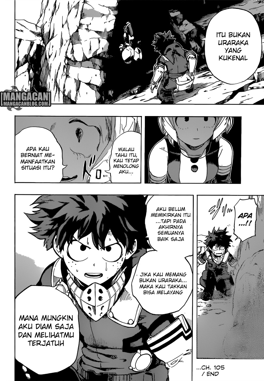 Boku no Hero Academia Chapter 105 - halaman 18