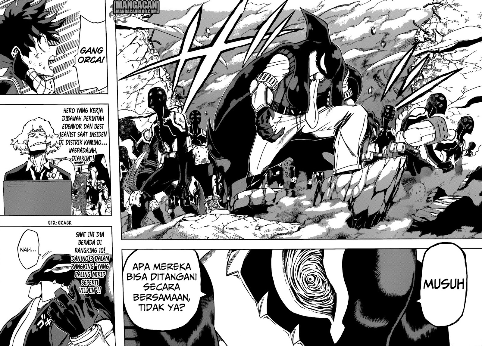 Boku no Hero Academia Chapter 110 - halaman 15