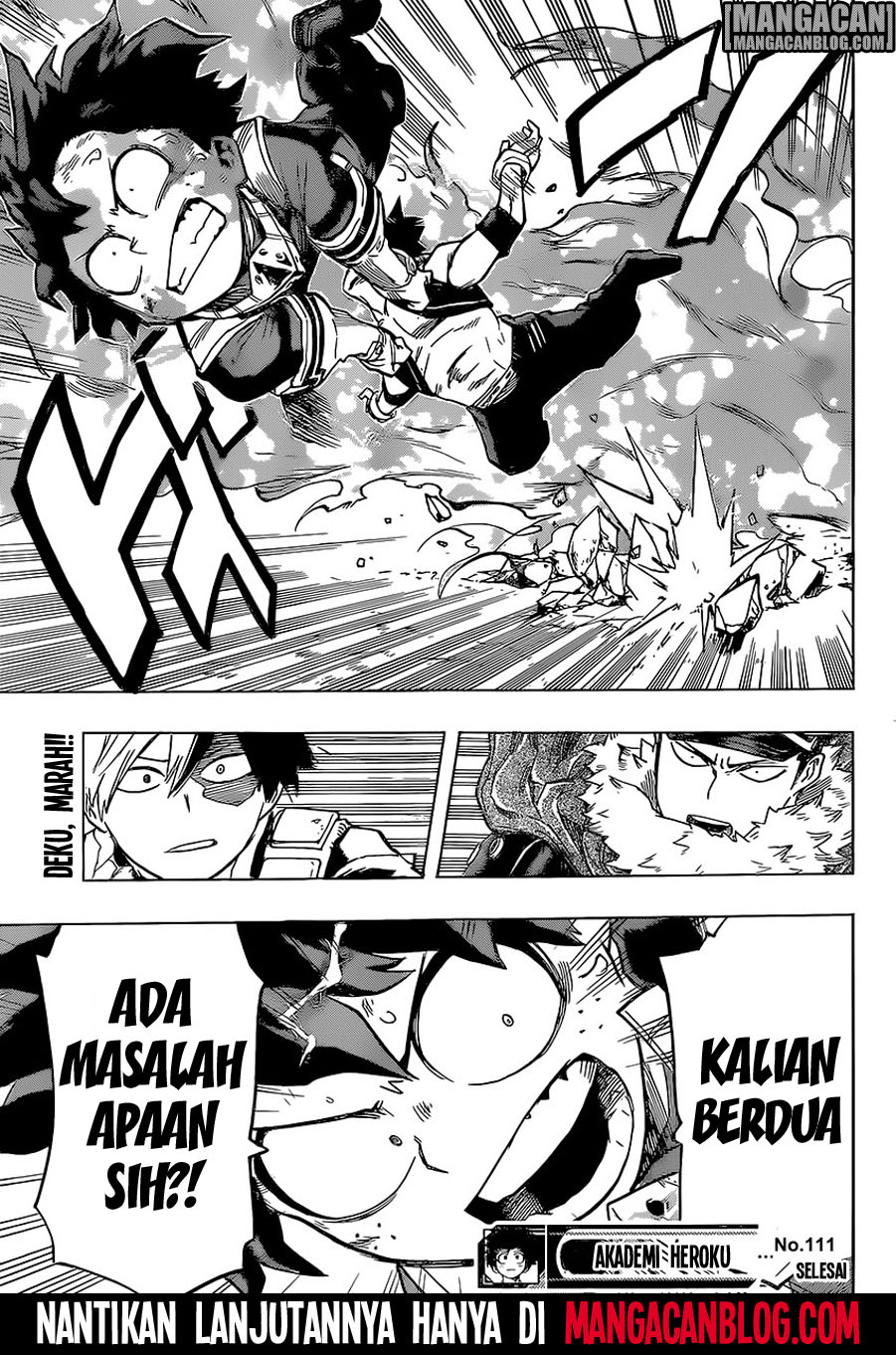 Boku no Hero Academia Chapter 111 - halaman 18