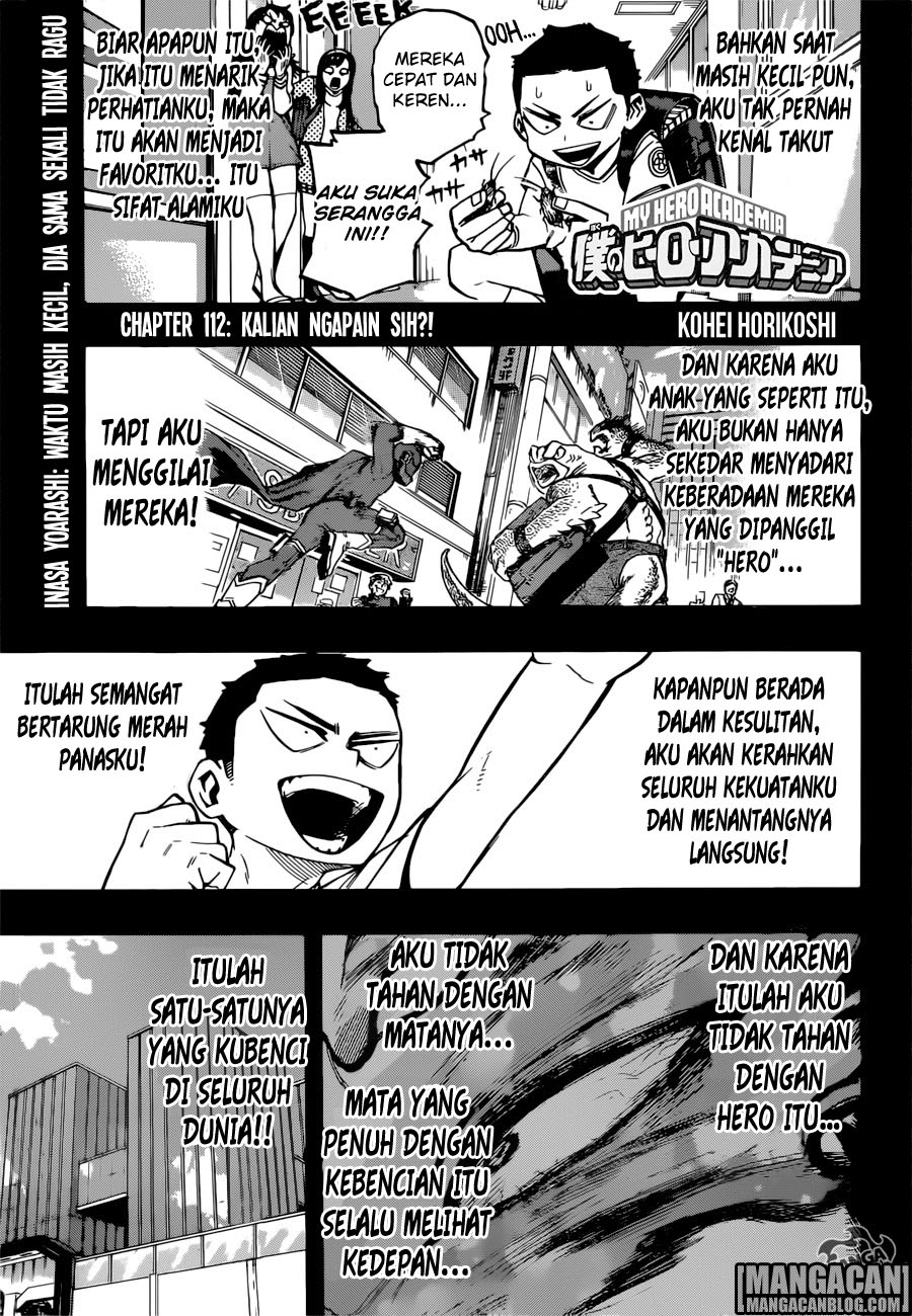 Boku no Hero Academia Chapter 112 - halaman 1