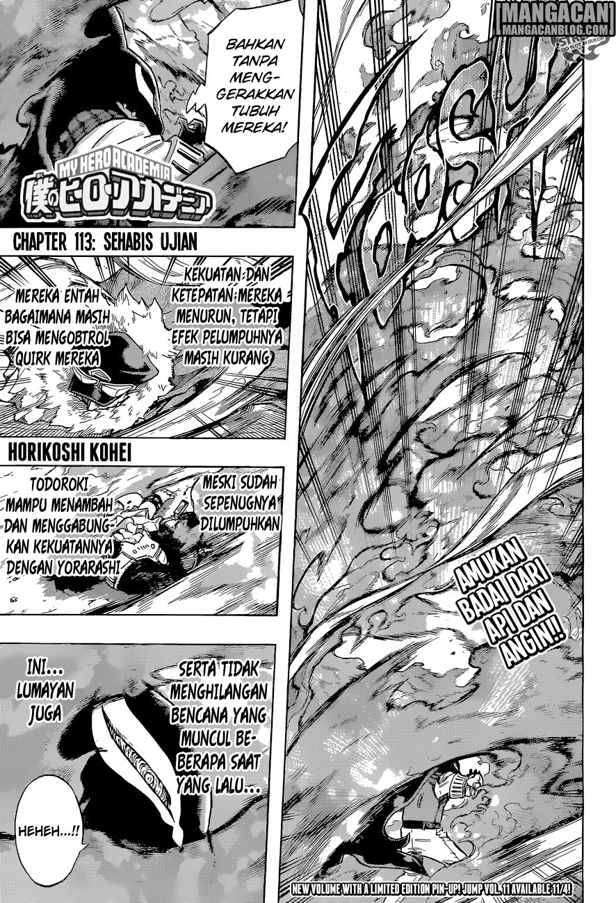 Boku no Hero Academia Chapter 113 - halaman 1
