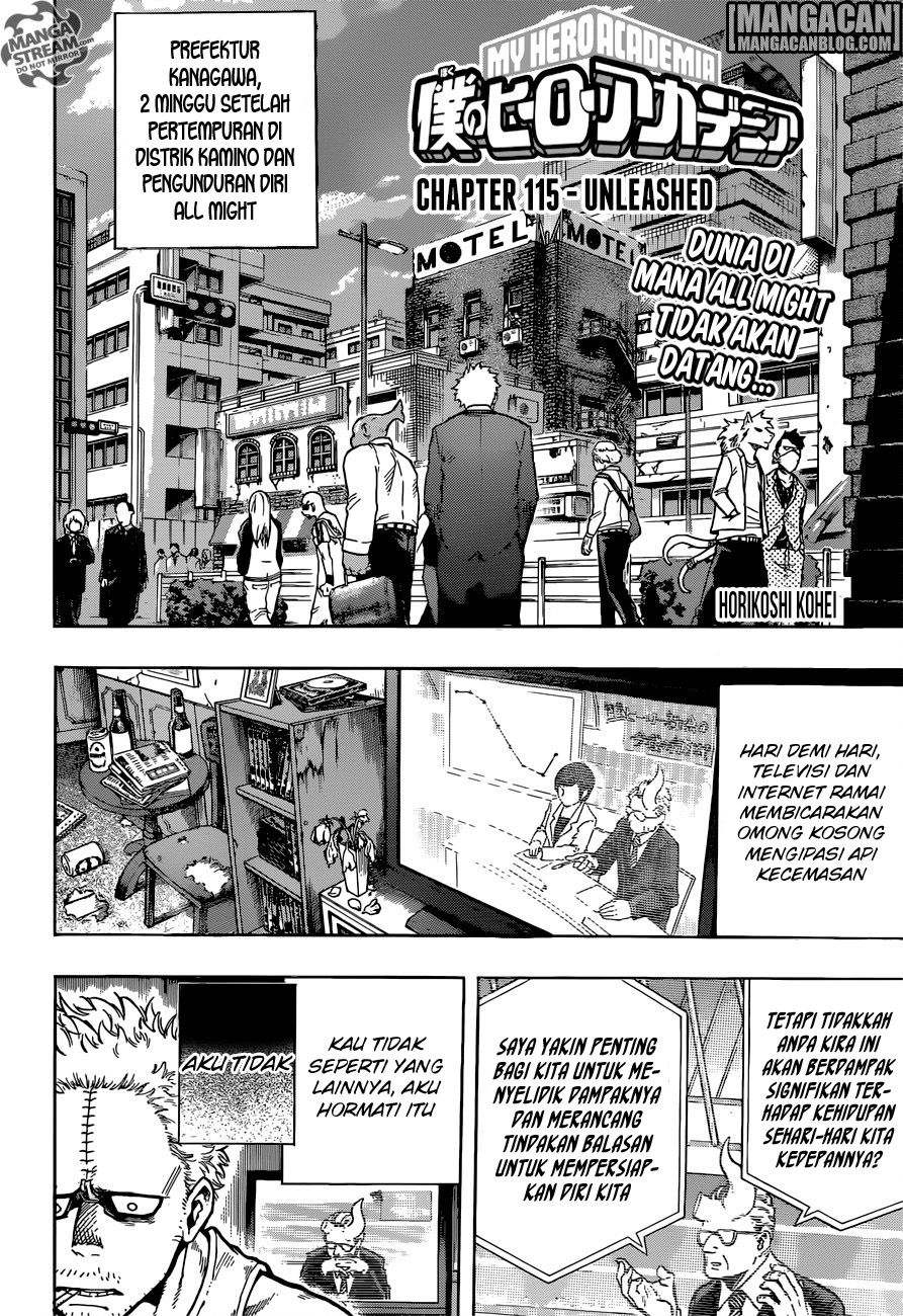 Boku no Hero Academia Chapter 115 - halaman 3