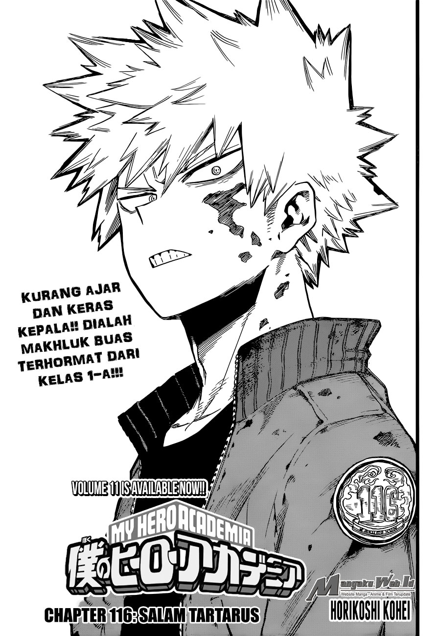 Boku no Hero Academia Chapter 116 - halaman 2