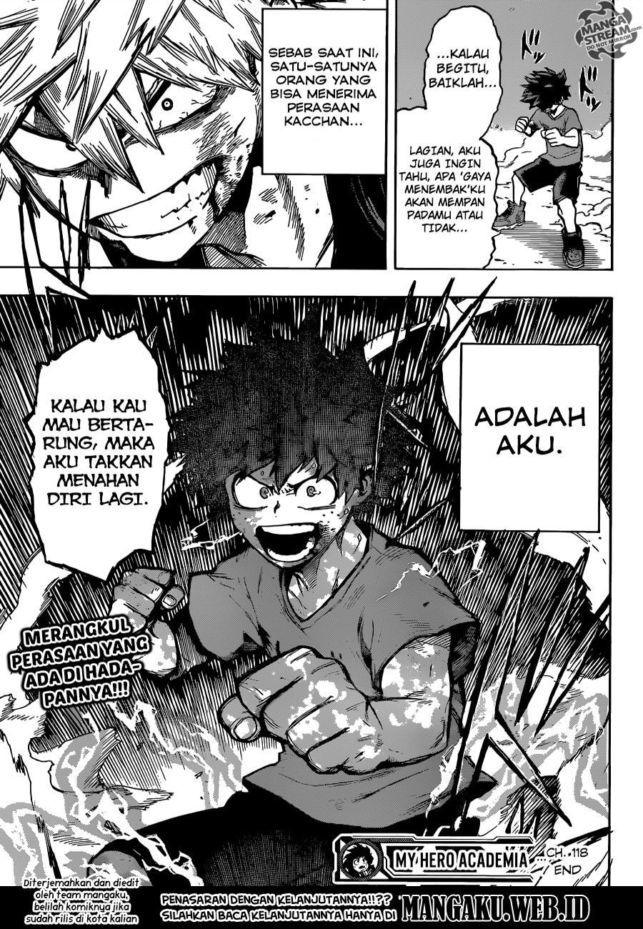 Boku no Hero Academia Chapter 118 - halaman 16