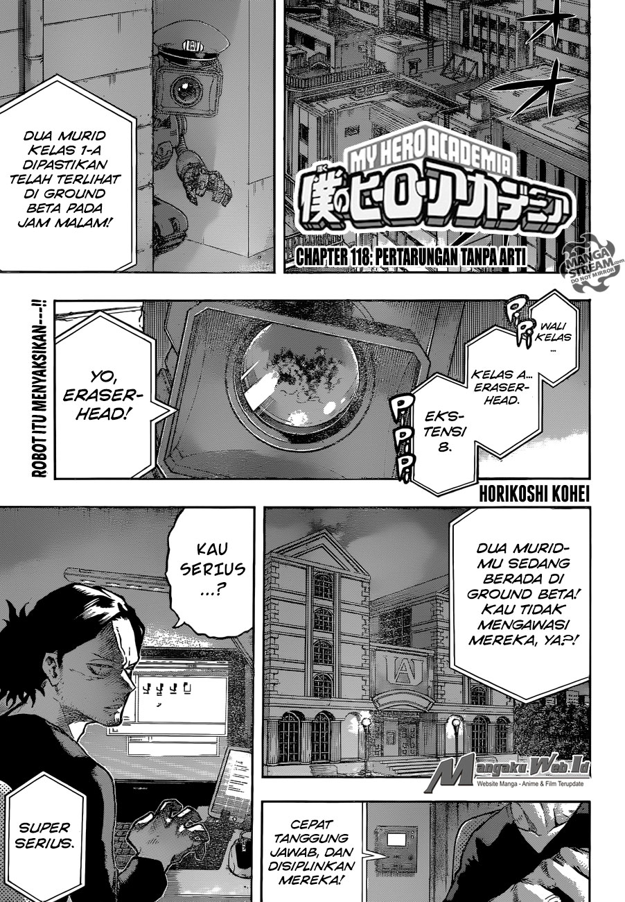 Boku no Hero Academia Chapter 118 - halaman 2
