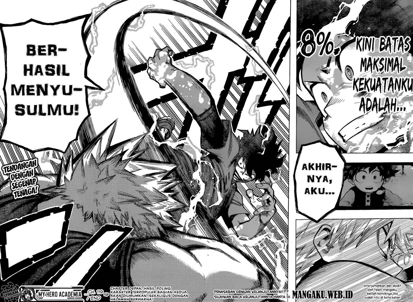 Boku no Hero Academia Chapter 119 - halaman 17