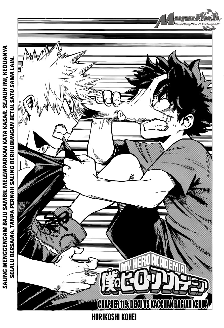 Boku no Hero Academia Chapter 119 - halaman 4