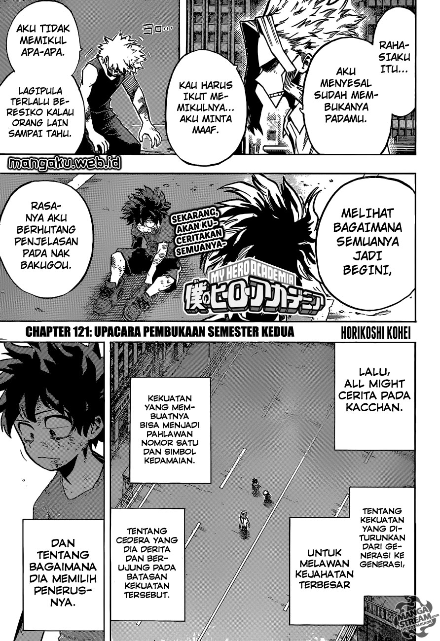 Boku no Hero Academia Chapter 121 - halaman 2